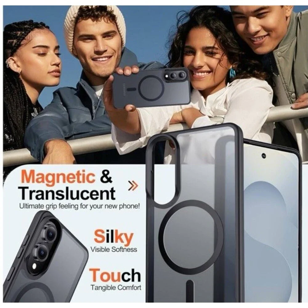 Xiwxi for Samsung Galaxy S25 Edge Case Compatible with Magsafe